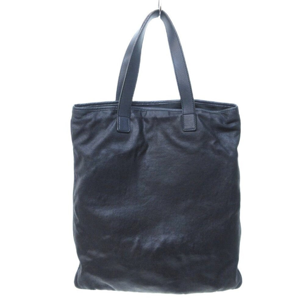 Saint Laurent Yves SAC GRUPPO YCON Tote Bag Handbag Y stitch Leather Black